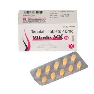 Vikalis VX (Tadalafil) - двойна доза Циалис - 10 табл. x 40 мг.