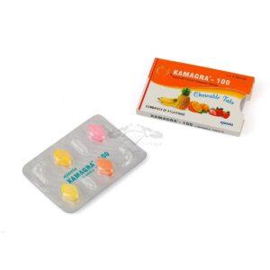 Kamagra Chewable & Soft / Дъвчащи меки таблетки Камагра - 4 табл. х 100 мг.