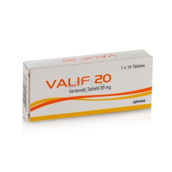 Valif (Vardenafil) - оригинална индийска аптечна Левитра - 10 табл. х 20 мг.