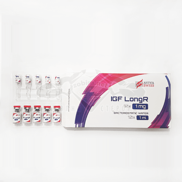 IGF-1 LR3 (с включена бактериостатична вода) - 10 амп. х 1 мг.