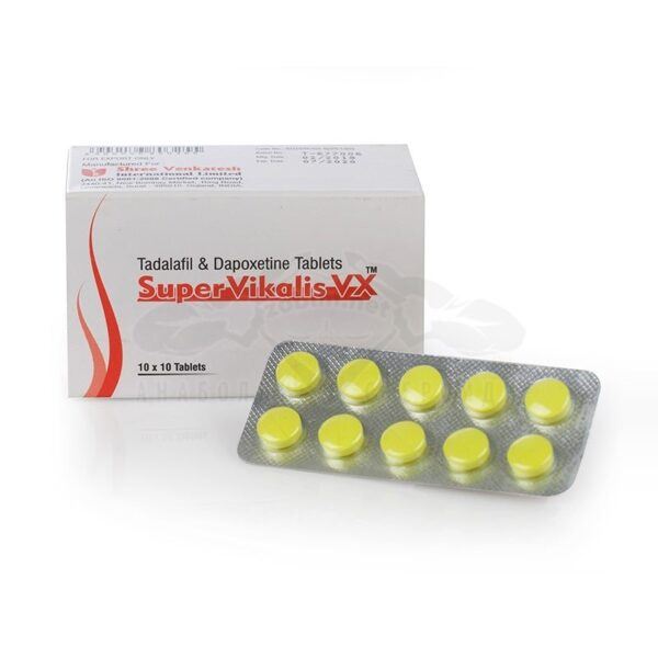 Super Vikalis VX (циалис и дапоксетин) - 10 табл. x 80 мг.