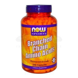 Now sports Branched Chain Amino Acid 240 capsules