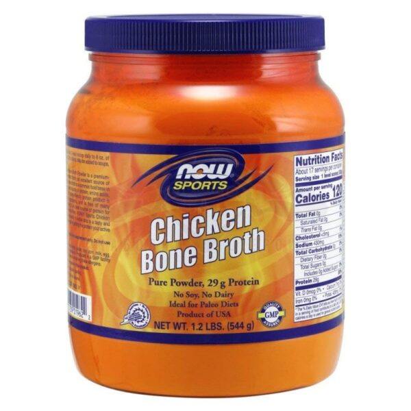 Now sports Chicken Bone Broth
