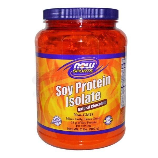 Now sports Soy Protein Isolate Natural Chocolate