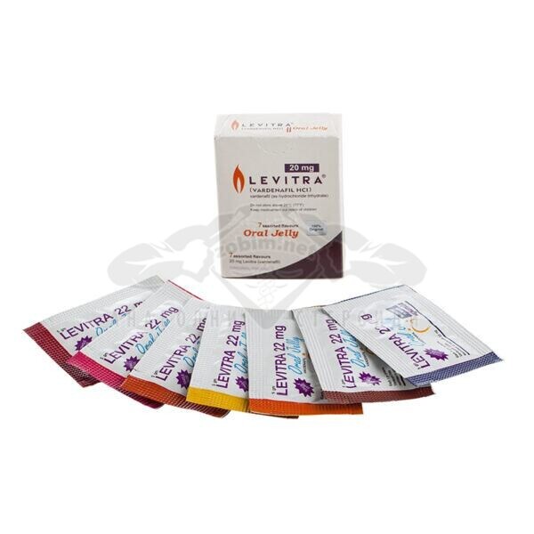Levitra Oral Jelly / Левитра (Варденафил) Желе - 7 пакета х 22 мг.