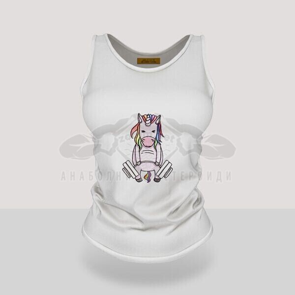 Дамски потник с бродерия бял