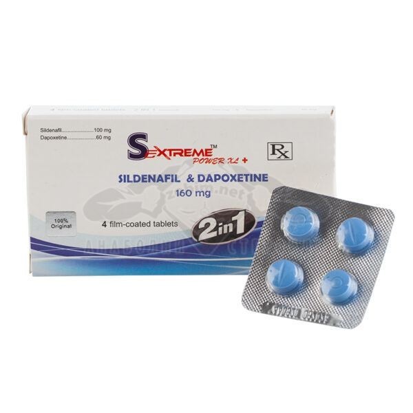 Sextreme Power XL (Sildenafil Citrate 100 мг. + Dapoxetine 60 мг.) - 4 табл.